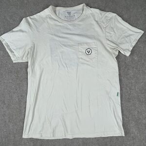 Vissla Mens T shirt White sz Med Skate surf streetwear